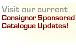 Consignor Sponsored Catalogue Updates